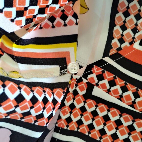 Who What Wear Wrap Maxi Dress Patchwork Floral Boho Cottagecore Medium - Picture 8 of 11